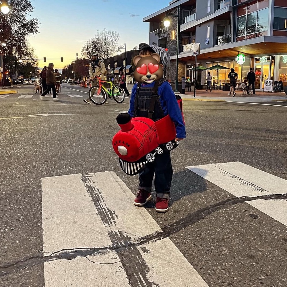 Red Train Kids Costume